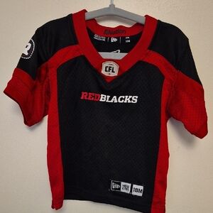 18M - New Era Kids Red and Black Sports Jersey